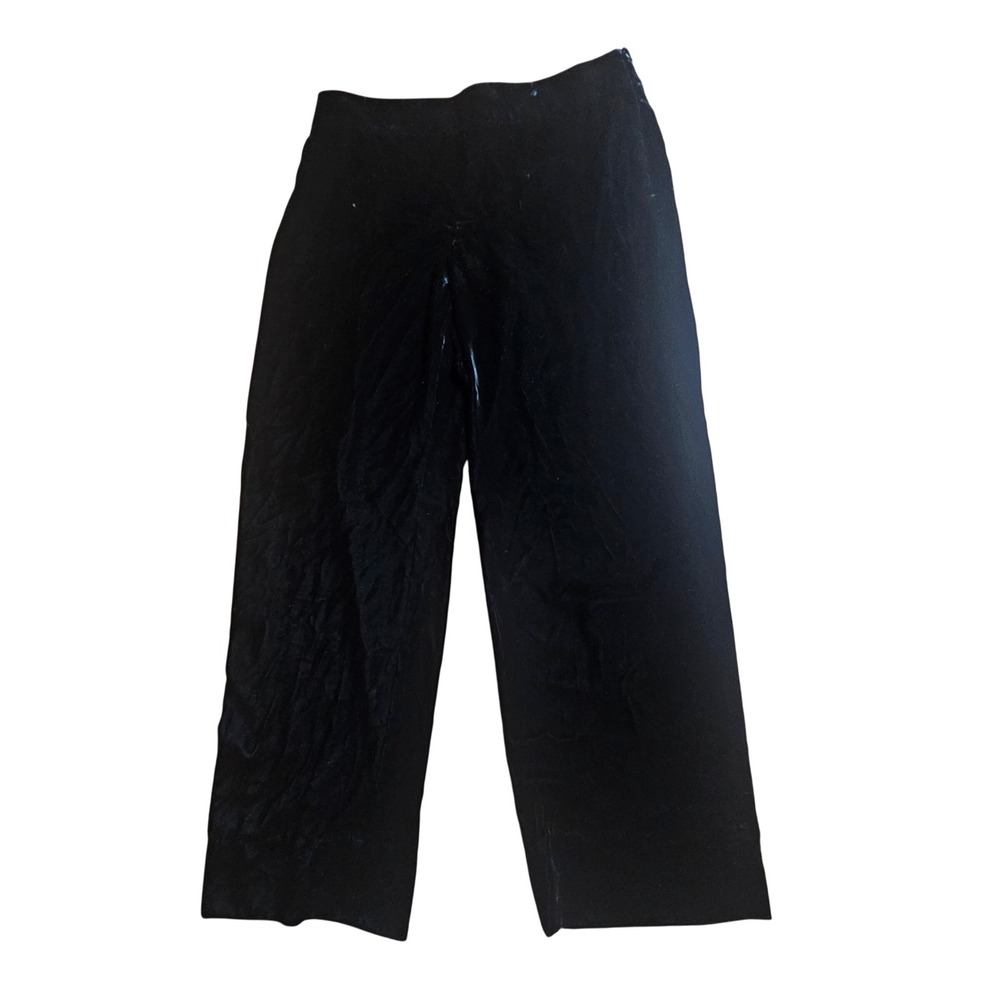 Giorgio‎ Armani Borgo 21 Silk Blend Velvet Wide Leg Trousers 46xx30 Quiet Luxury